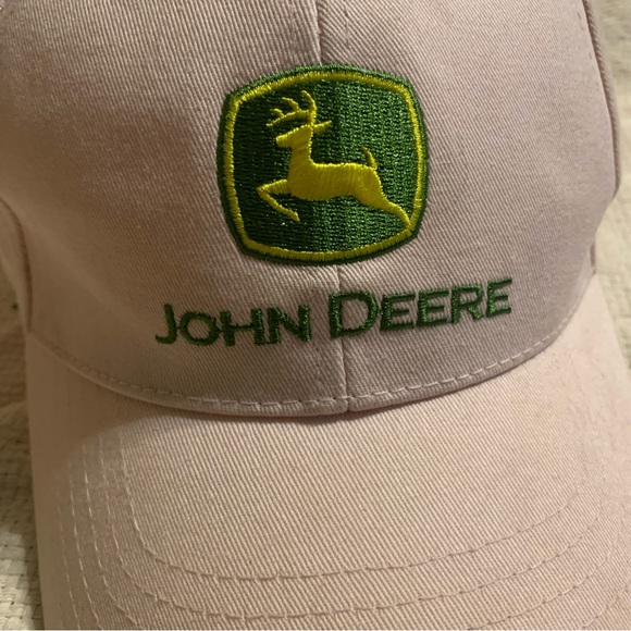John Deere Woman’s Hat Light Pink One Size Snap Back Baseball  Cap - Picture 3 of 7